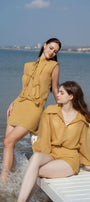 Dhara Straight Bishop Sleeved Organza Shirt - MEAN BLVD