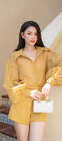 Dhara Straight Bishop Sleeved Organza Shirt - MEAN BLVD