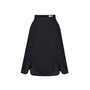 Diana A-line Slit Hem Polycotton Midi Skirt - MEAN BLVD