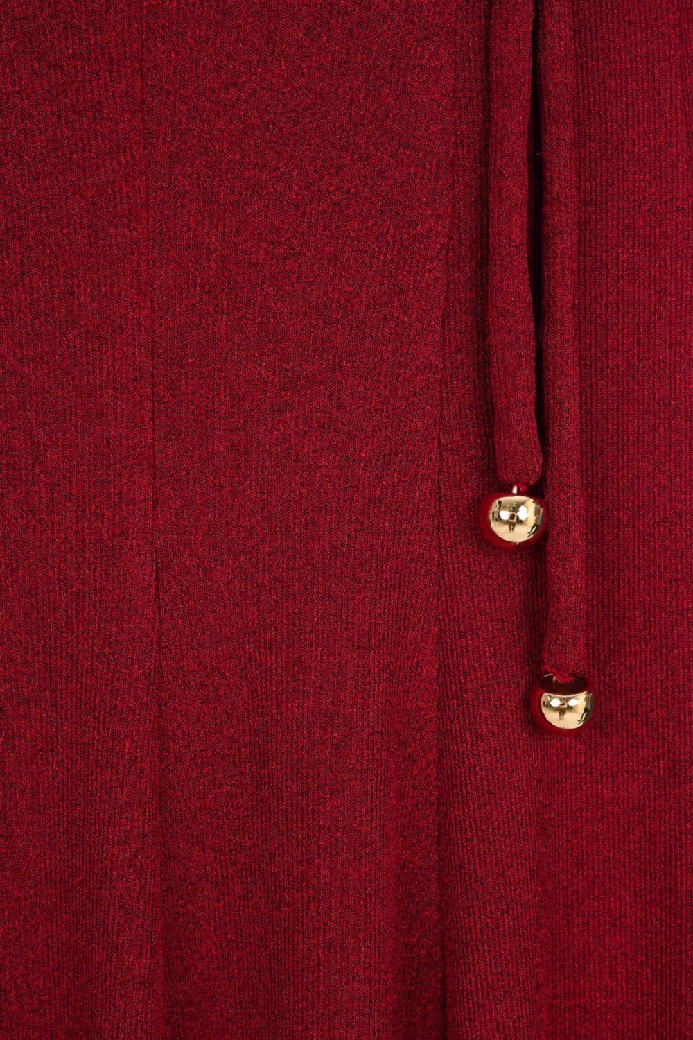 Diep A-line Draped Wool Ankle Length Dress - MEAN BLVD