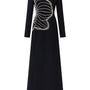 Distnx A-line Back Zipper Velvet Satin Maxi Dress - MEAN BLVD