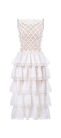 Diva Layered Sleeveless Lace Midi Dress - MEAN BLVD