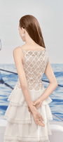 Diva Layered Sleeveless Lace Midi Dress - MEAN BLVD