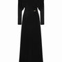 Diva Straight Boat Neck Knitted Fabric Maxi Dress - MEAN BLVD