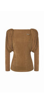 Diva Straight Long Sleeved Knitted Fabric Top - MEAN BLVD