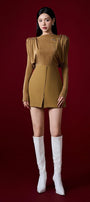 Diva Straight Long Sleeved Knitted Fabric Top - MEAN BLVD
