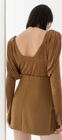 Diva Straight Long Sleeved Knitted Fabric Top - MEAN BLVD