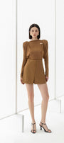 Diva Straight Long Sleeved Knitted Fabric Top - MEAN BLVD