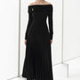 Doris Drop Waist Pleated Silk Midi Skirt - MEAN BLVD