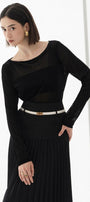Doris Drop Waist Pleated Silk Midi Skirt - MEAN BLVD