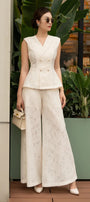 Dorris Peplum Set - MEAN BLVD