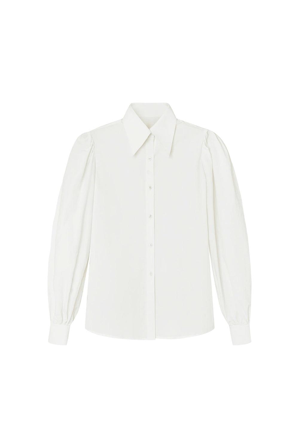 Dusk Straight Puffy Sleeved Organic Cotton Shirt - MEAN BLVD