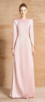 Earline Straight Basic Satin Floor Length Pants - MEAN BLVD