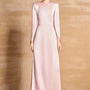 Earline Straight Basic Satin Floor Length Pants - MEAN BLVD