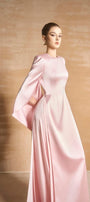 Earline Straight Basic Satin Floor Length Pants - MEAN BLVD