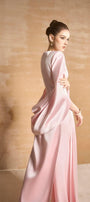 Earline Straight Basic Satin Floor Length Pants - MEAN BLVD
