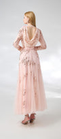 Edgar Gored Long Sleeved Organza Satin Ankle Length Set - MEAN BLVD