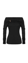 Edna Bodycon Long Sleeved Knitted Fabric Top - MEAN BLVD