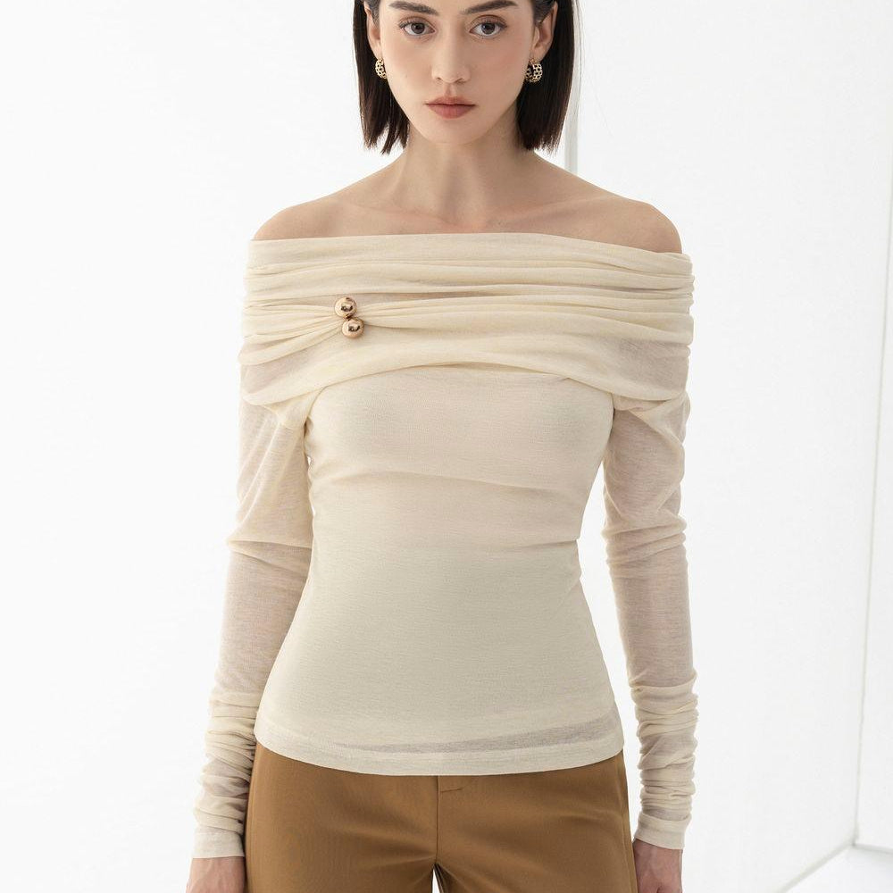 Edna Bodycon Long Sleeved Knitted Fabric Top - MEAN BLVD