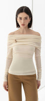 Edna Bodycon Long Sleeved Knitted Fabric Top - MEAN BLVD
