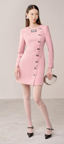 Edol A-line Long Sleeved Linen Cotton Mini Dress - MEAN BLVD