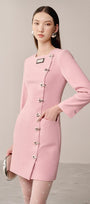 Edol A-line Long Sleeved Linen Cotton Mini Dress - MEAN BLVD