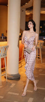 Eirly Sarong Sleeveless Silk Midi Dress - MEAN BLVD