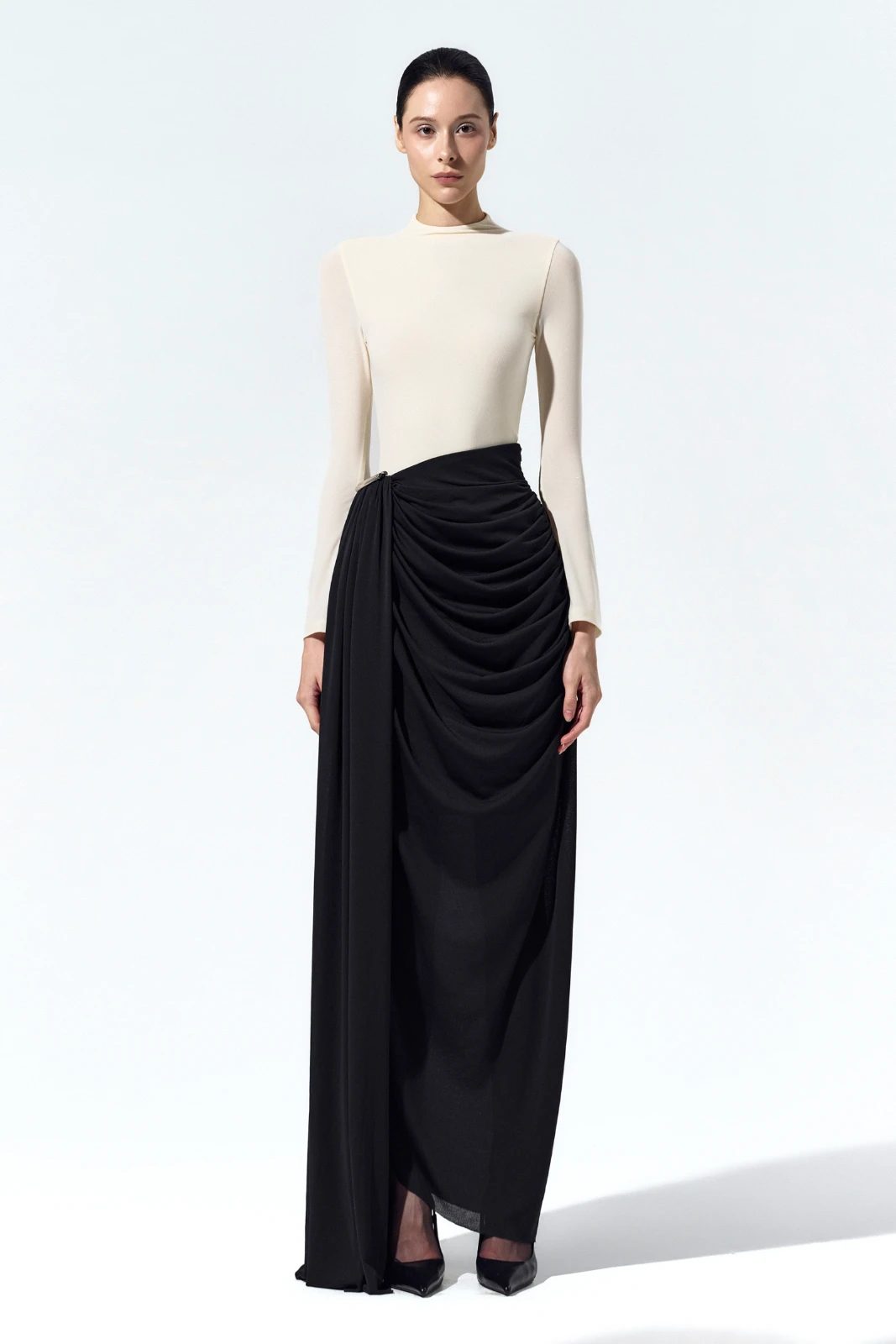 Elaine Draped Skirt - MEAN BLVD