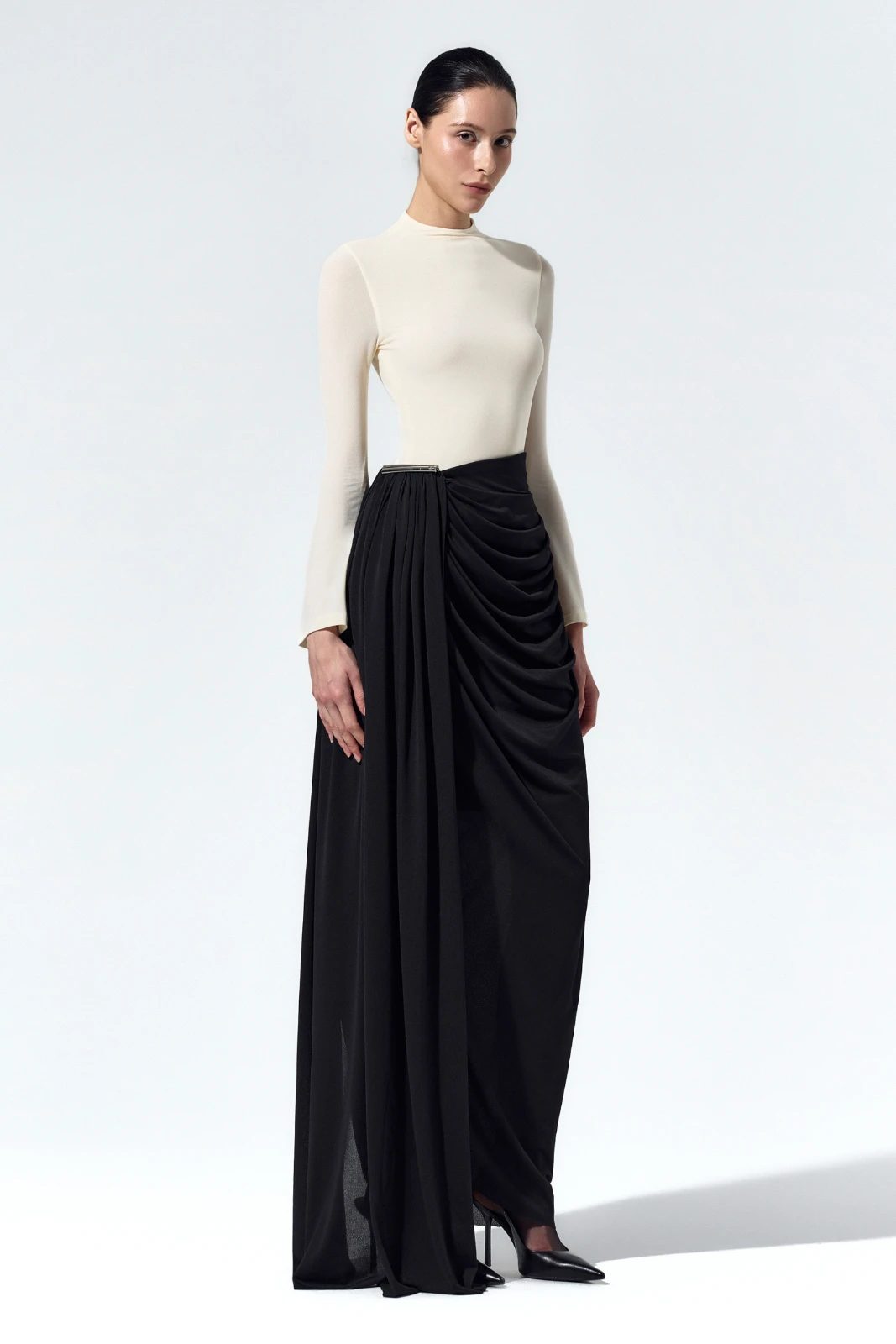 Elaine Mock Neck Top - MEAN BLVD
