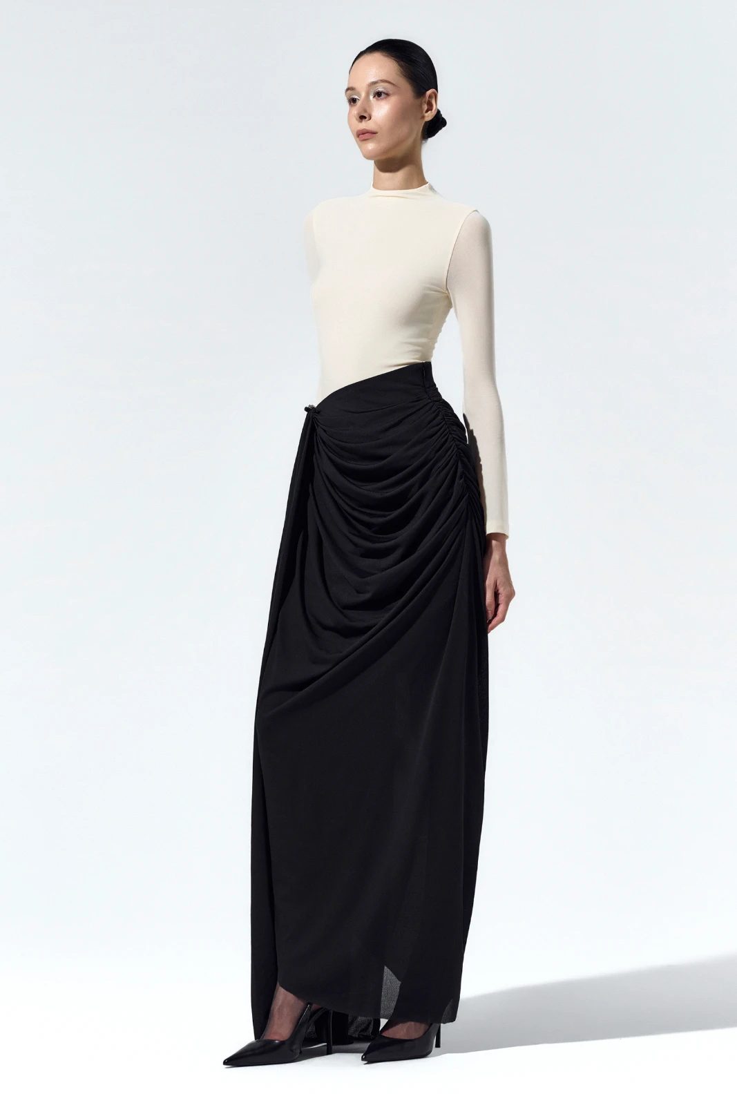 Elaine Mock Neck Top - MEAN BLVD