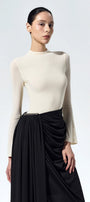 Elaine Mock Neck Top - MEAN BLVD