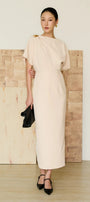 Eleanor Boat Neck Midi Dress - MEAN BLVD