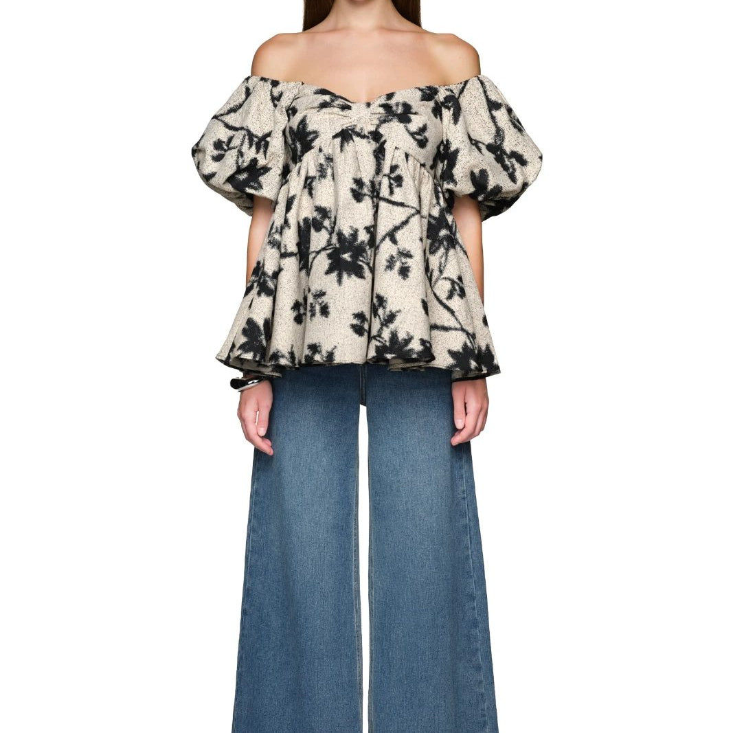 Eleanor Puff Sleeve Top - MEAN BLVD