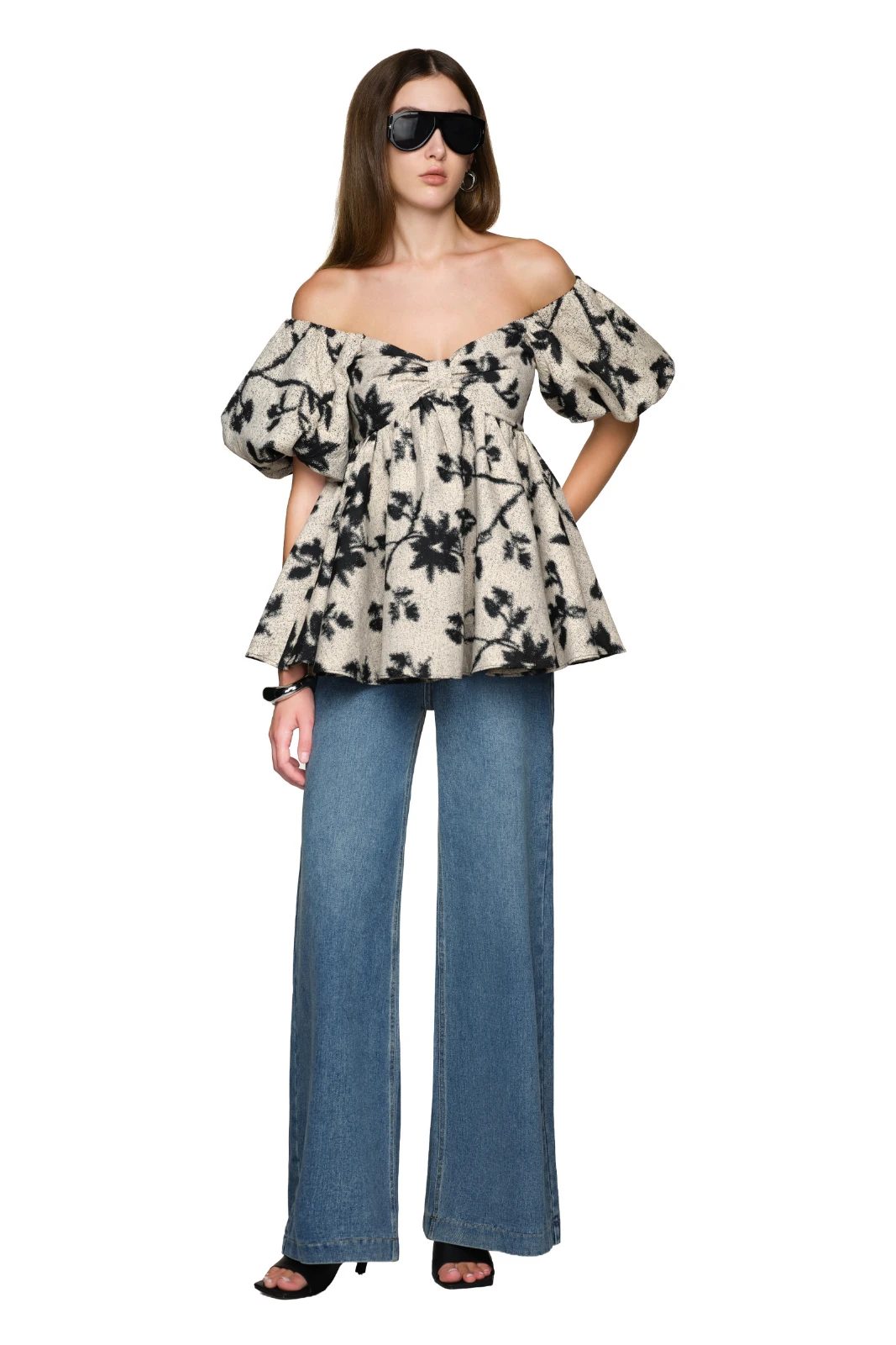 Eleanor Puff Sleeve Top - MEAN BLVD