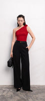 Eleanore Bodycon One Shoulder Rayon Top - MEAN BLVD