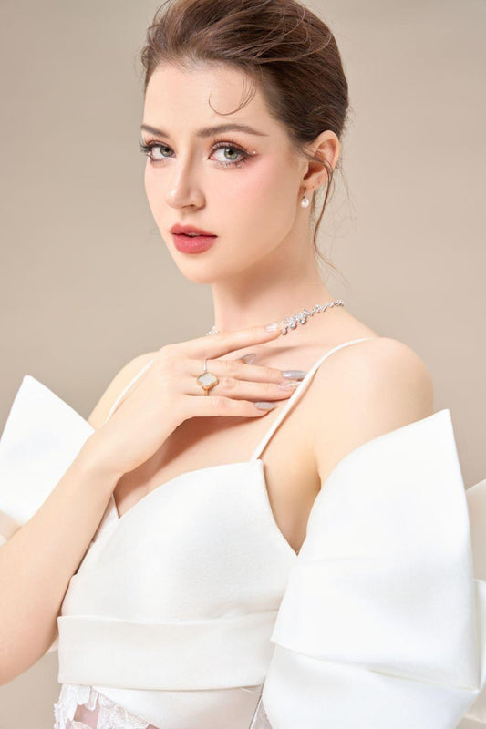 Elena Bodycon Cold Shoulder Sleeved Lace Ankle Length Dress - MEAN BLVD