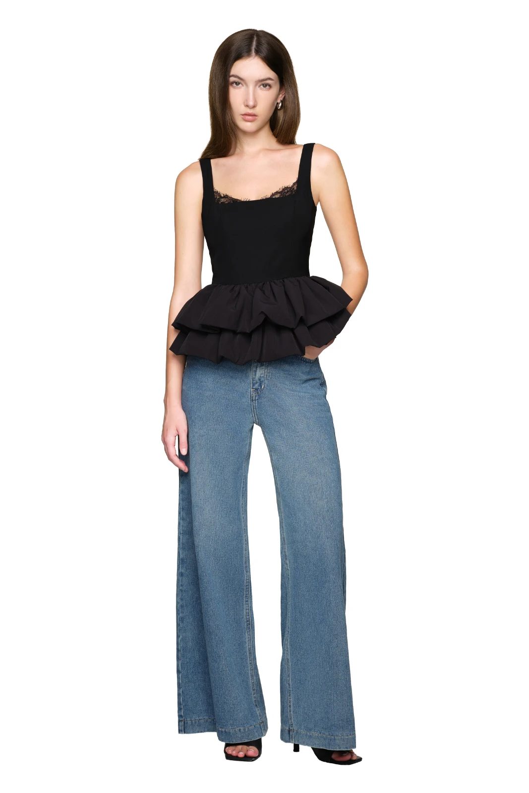 Elena Square Neck Top - MEAN BLVD