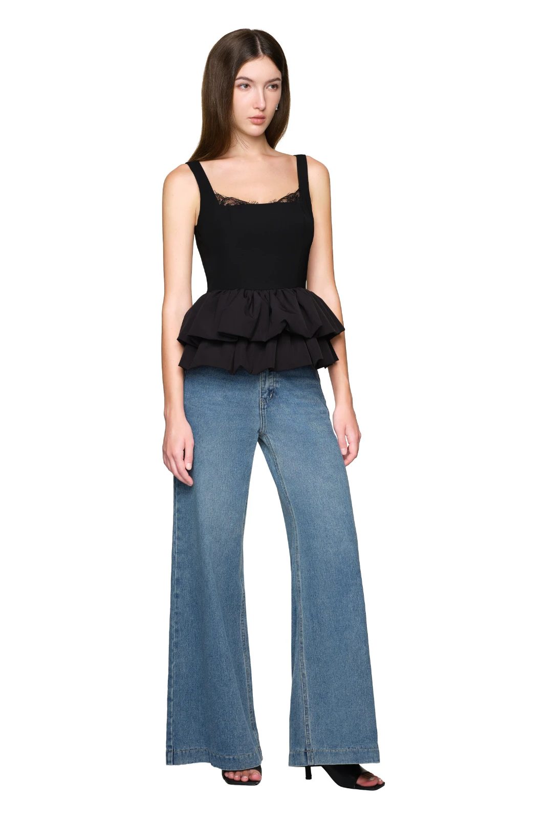 Elena Square Neck Top - MEAN BLVD