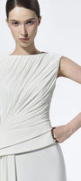 Elise Draped Bodice Maxi Dress - MEAN BLVD