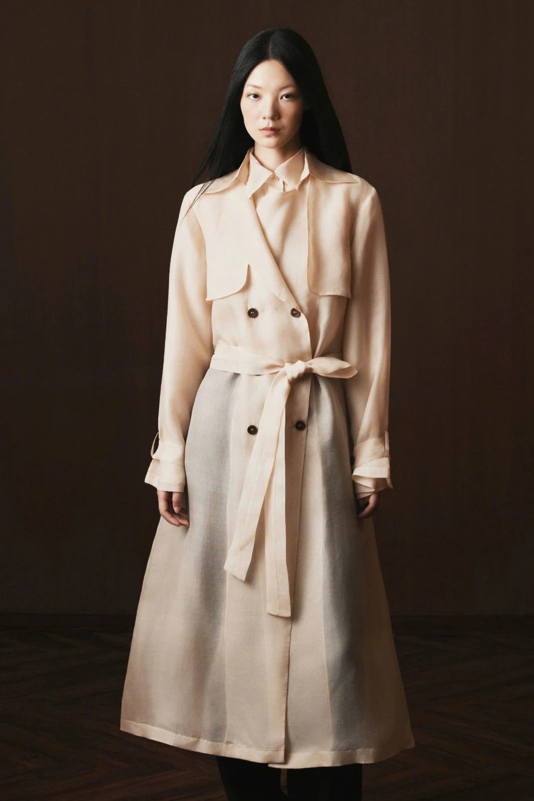 Elise Collared Trench Coat - MEAN BLVD