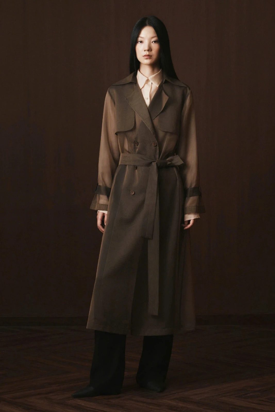 Elise Collared Trench Coat - MEAN BLVD
