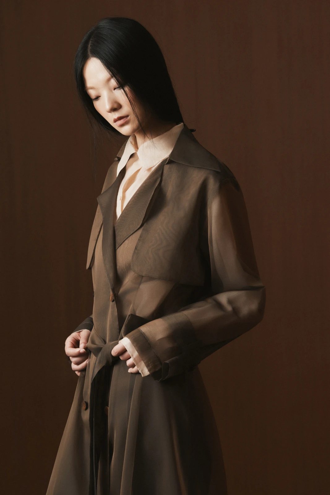 Elise Collared Trench Coat - MEAN BLVD