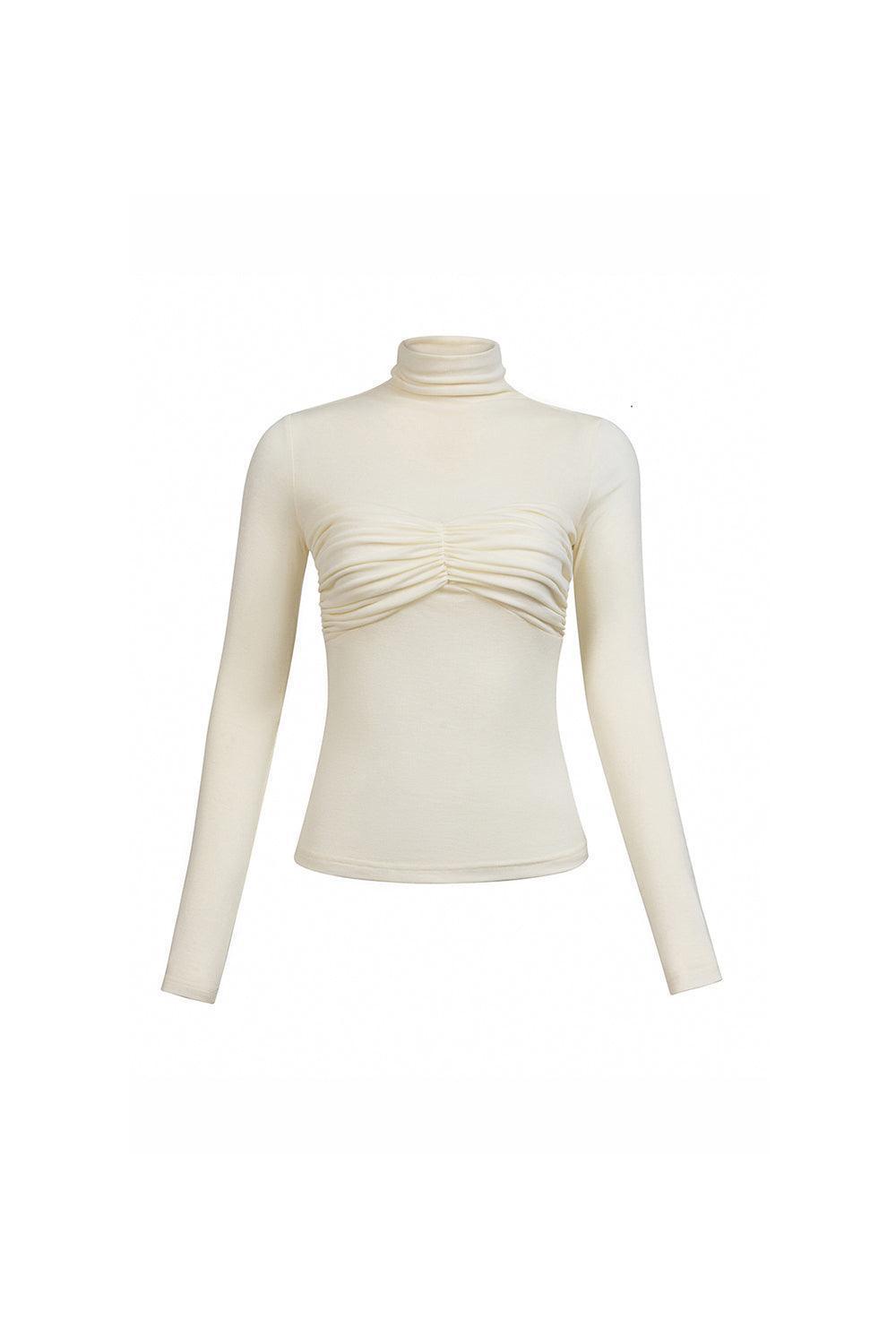 Elizabeth Bodycon Gathered Cotton Top - MEAN BLVD