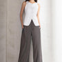 Ellis Structured Button Linen Vest - MEAN BLVD