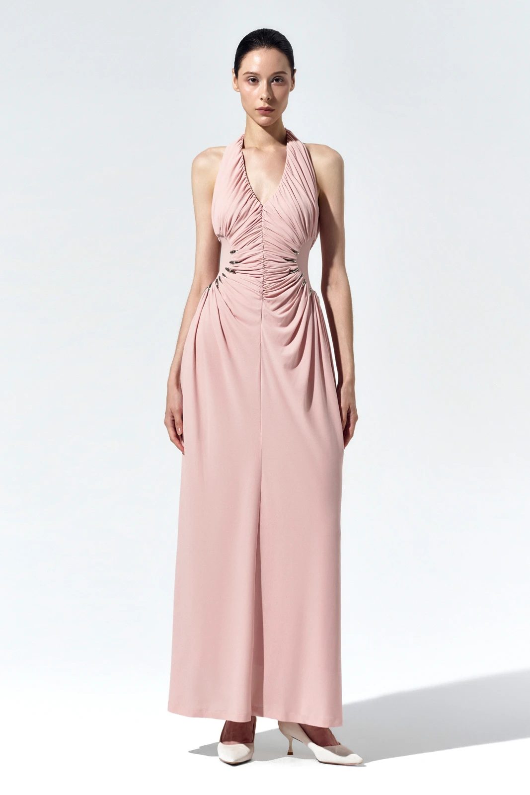 Elodie Ruched Bodice Maxi Dress - MEAN BLVD
