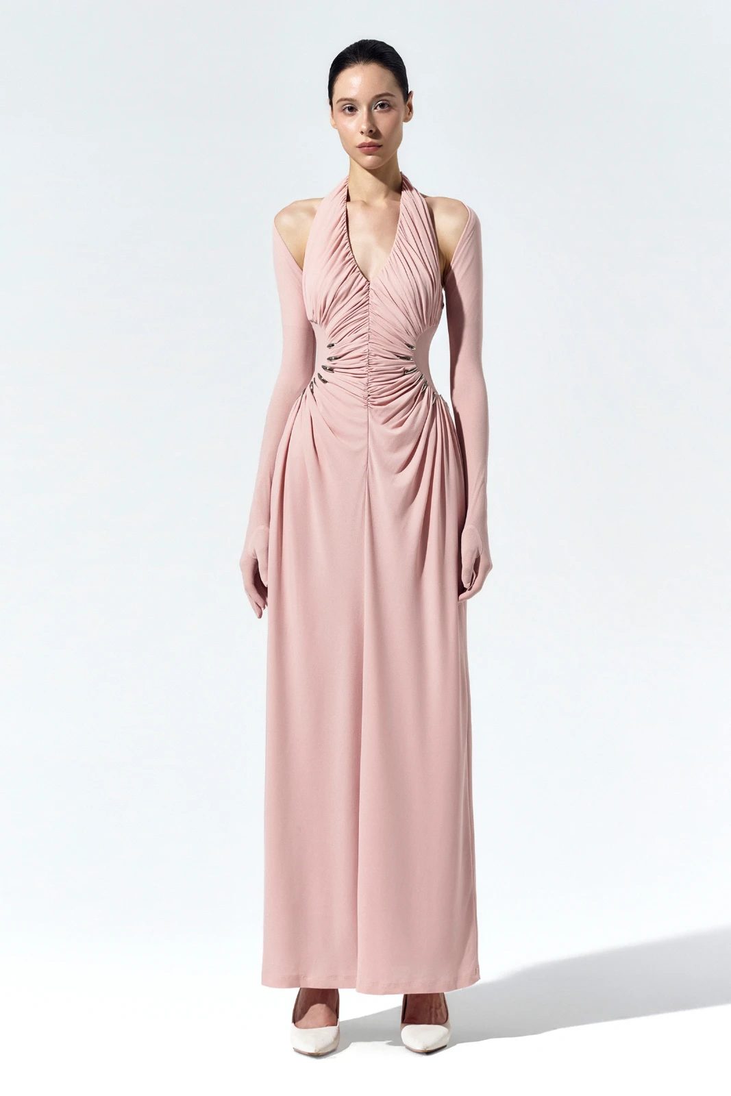Elodie Ruched Bodice Maxi Dress - MEAN BLVD