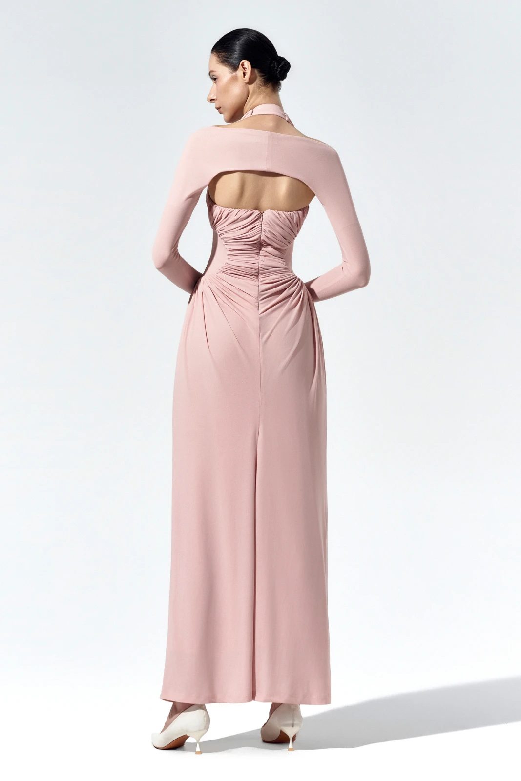 Elodie Ruched Bodice Maxi Dress - MEAN BLVD