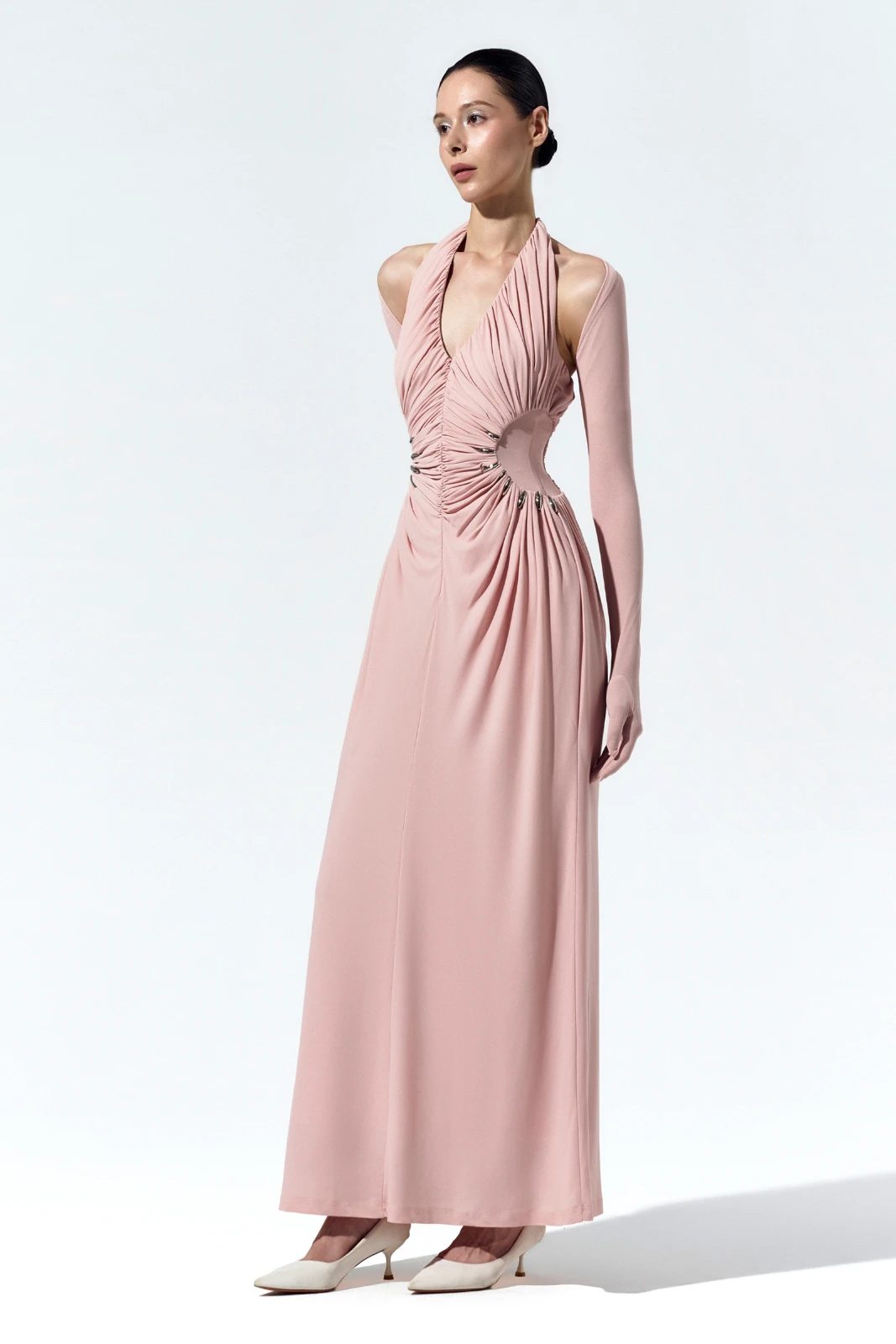 Elodie Ruched Bodice Maxi Dress - MEAN BLVD
