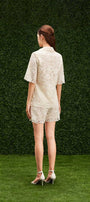 Ember Straight V-Neck Lace Top - MEAN BLVD