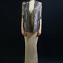 Emersyn Straight Long Sleeved Brocade Organza Blazer - MEAN BLVD